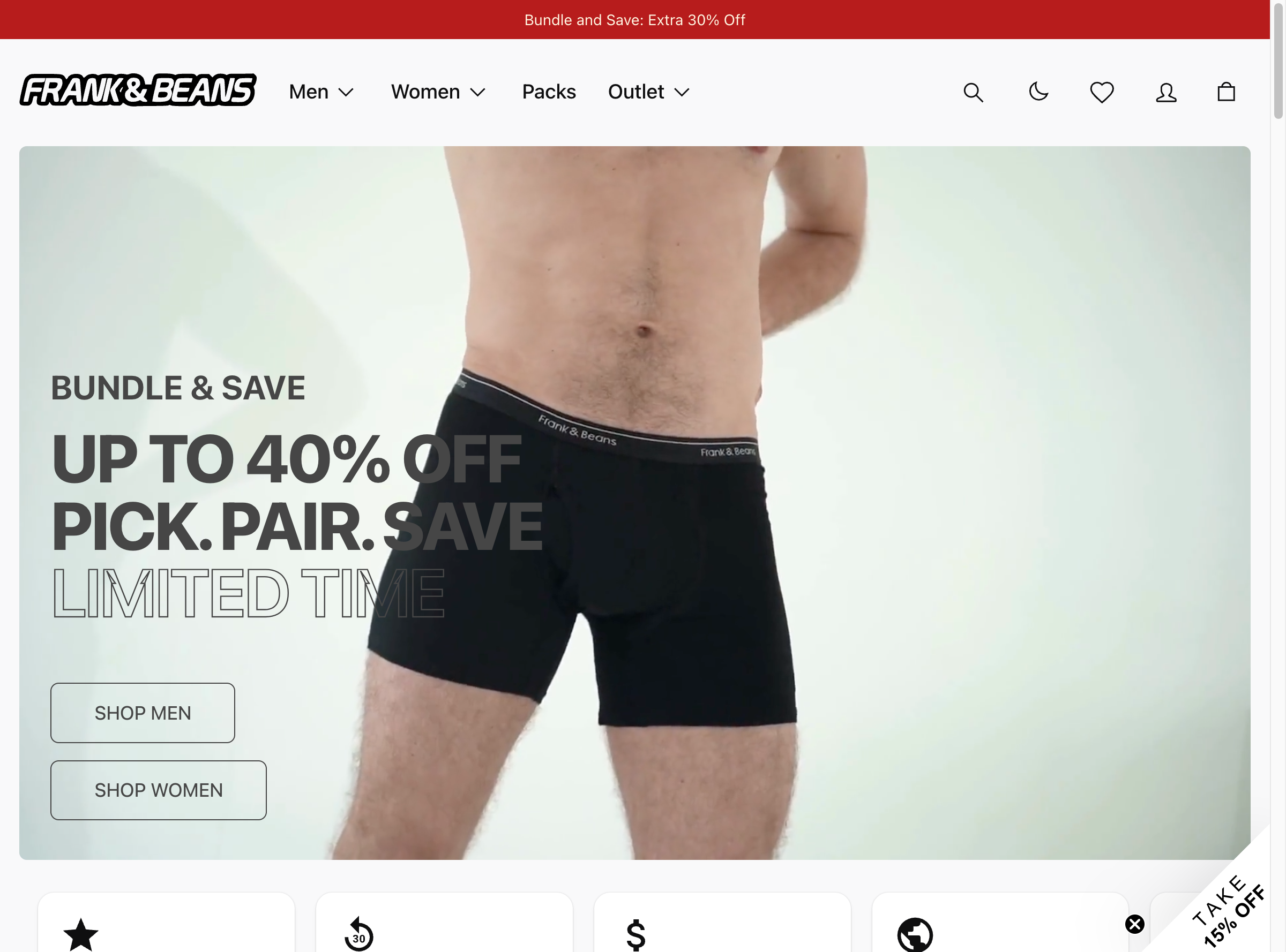 Frank and Beans Underwear Commerce