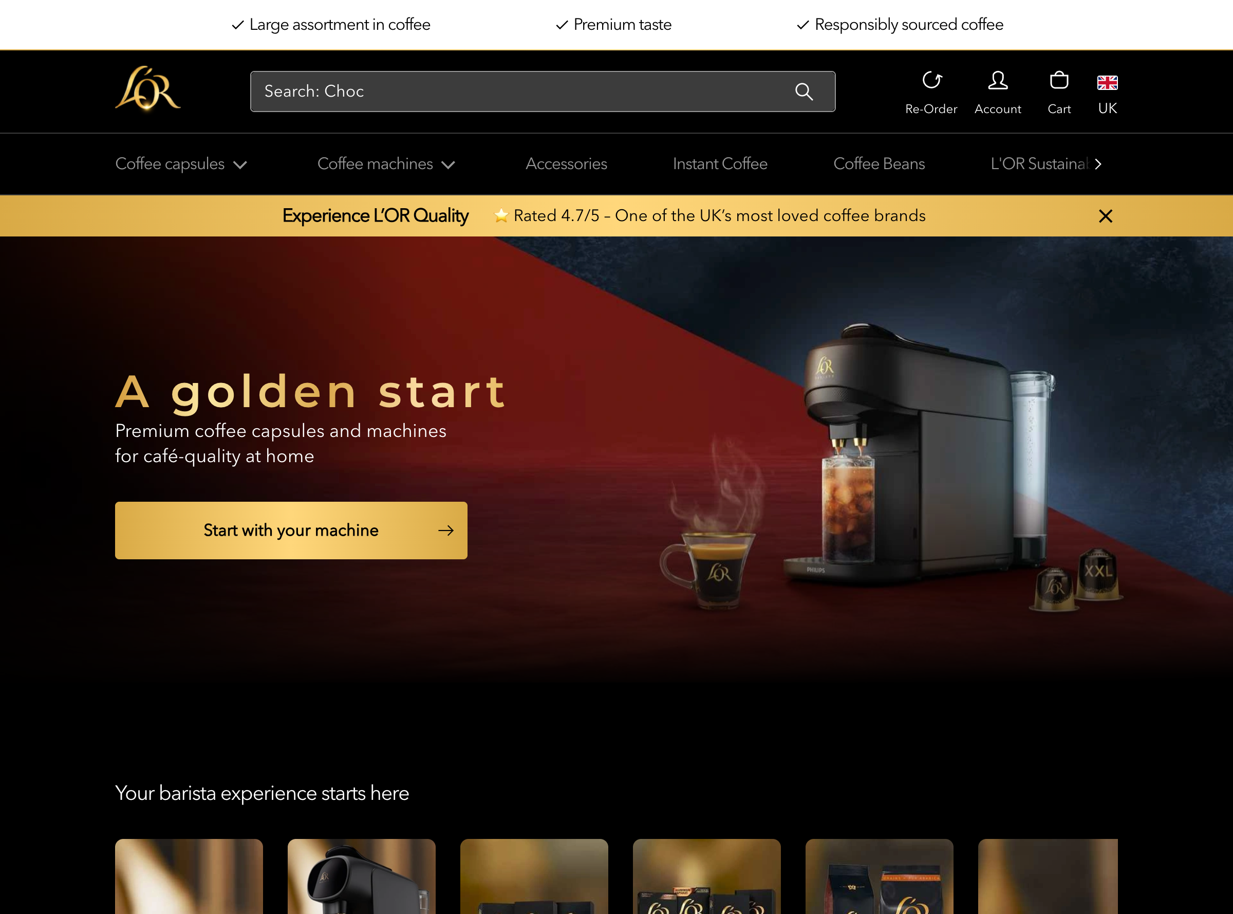 L'OR Espresso Coffee Commerce