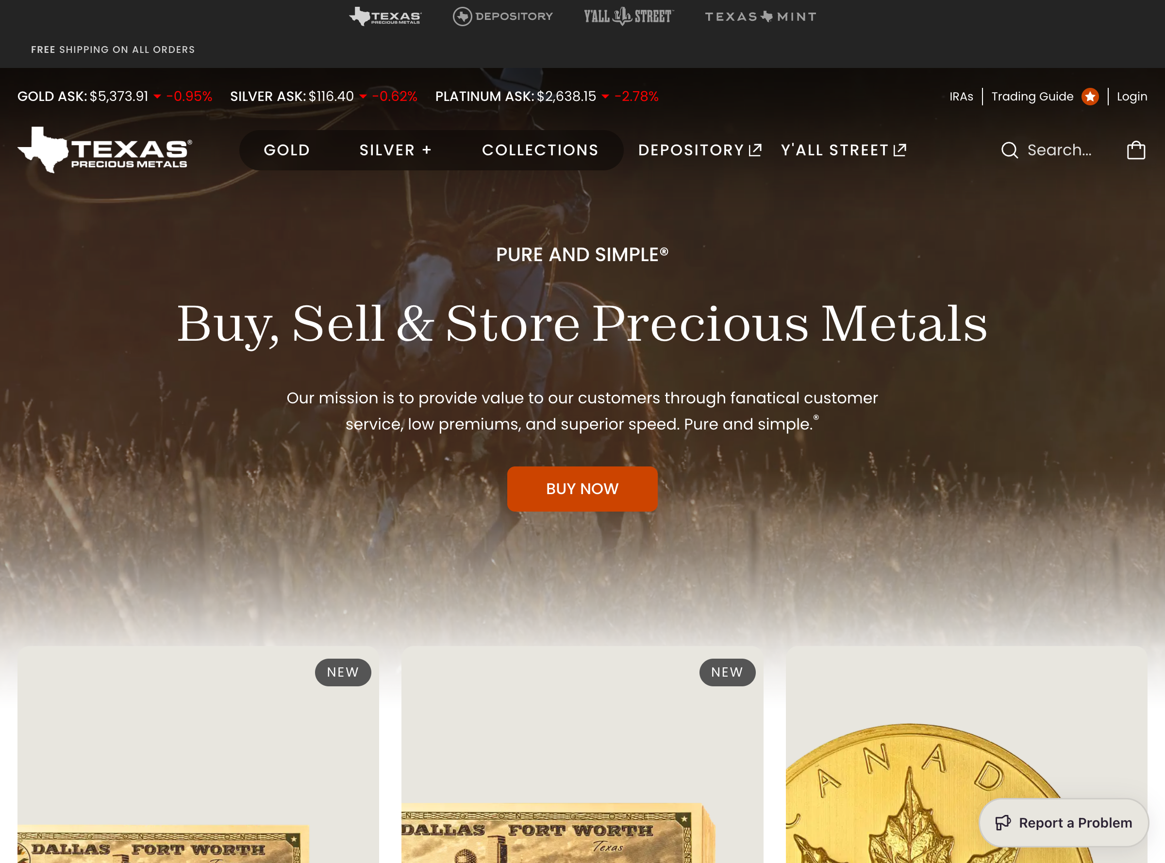 Texas Precious Metals Commerce